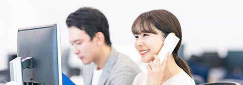 パートナー企業さまからの受付窓口イメージ写真